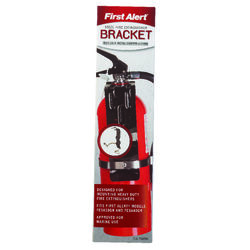 First Alert Black Steel Fire Extinguisher Bracket 3.5 in. L 5 lb