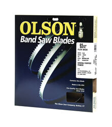 Olson 93.5 in. L X 0.1 in. W X 0.03 in. thick T Carbon Steel Band Saw Blade 14 TPI Regular teeth