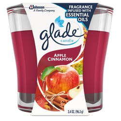 Glade1 Apple Cinnamon Scent Air Freshener Candle 3.4 oz
