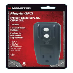 Monster Grounded 1 outlets Adapter Surge Protection 1 pk