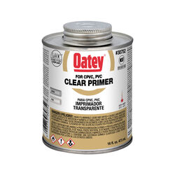 Oatey Clear Primer and Cement For CPVC/PVC 16 oz