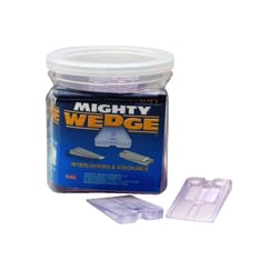Mighty Wedge 1.125 in. W X 1.875 in. L Plastic Plastic Shims 25 pk