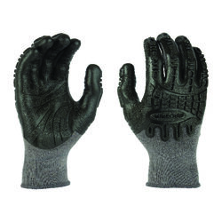 Madgrip Thunderdome Unisex Coated Work Gloves Black L 1 pair