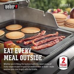 Weber Grill Top Griddle 18.9 in. L X 13.2 in. W