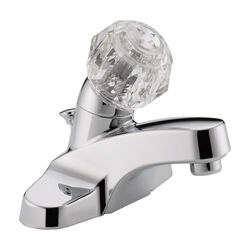 Peerless Cartridge Chrome Single Handle Lavatory Faucet 4 in.