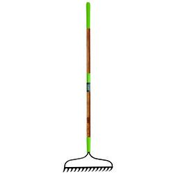 Ames 63 in. L X 16 in. W Steel Bow Rake Wood Handle