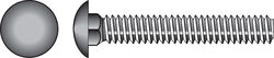 Hillman 1/4 in. P X 3 in. L Hot Dipped Galvanized Steel Carriage Bolt 100 pk