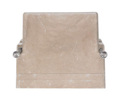 Allied Moulded FiberglasBox 3-3/4 in. Rectangle Fiberglass 1 gang Outlet Box Beige