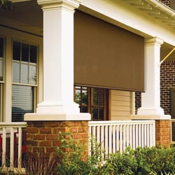 Coolaroo Brown Roll-Up Exterior Window Shade