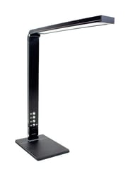 Newhouse 5 in. Semi-Gloss Black Desk Lamp