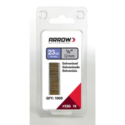 Arrow Fastener 1/2 in. 23 Ga. Straight Strip Pin Nails Smooth Shank 1,000 pk