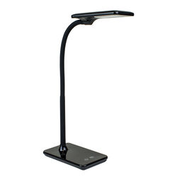 Newhouse Lighting Zlata 12 in. Black Desk Lamp