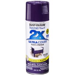Rust-Oleum Painter's Touch 2X Ultra Cover Gloss Purple Spray Paint 12 oz