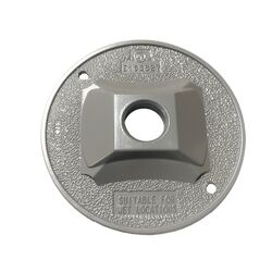 Sigma Electric Round Metal Lampholder Cover For Wet Locations