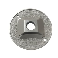 Sigma Electric Round Metal Lampholder Cover For Wet Locations