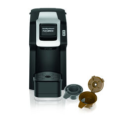 Hamilton Beach FlexBrew 10-14 oz Black/Silver Single Serve Coffee Maker