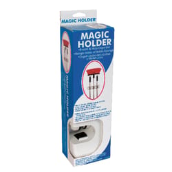 Evriholder Magic Holder 3-9/32 in. H X 2-13/16 in. W X 12-9/16 in. L Plastic Broom/Mop Holder