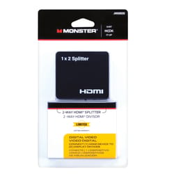 Monster Cable Just Hook It Up 2 Way Splitter 1 pk