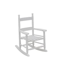 Jack Post Knollwood White Wood Kid's Rocking Chair