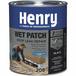 Henry Smooth Black Wet patch Plastic Roof Cement 30 oz