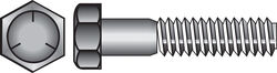 Hillman 5/16 in. D X 2-1/2 in. L Heat Treated Zinc Steel Hex Head Cap Screw 100 pk