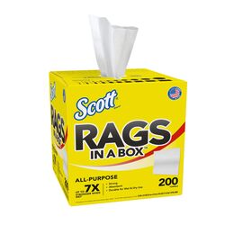 Scott Rags in A Box Paper Cleaning Towel 12 in. W X 10 in. L