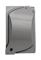 Sigma Electric Rectangle Metal 1 gang Universal Cover For Wet Locations