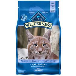 Blue Buffalo Blue Wilderness Indoor Chicken Dry Cat Food Grain Free 5 lb