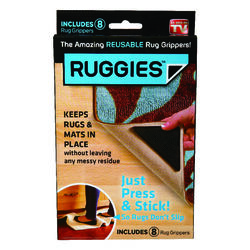 Ruggies As Seen On TV Rug Grippers Polymer 8 each