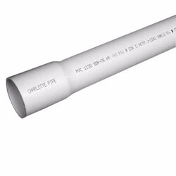 Charlotte Pipe SDR26 PVC Dual Rated Pipe 1-1/2 in. D X 20 ft. L 160 psi