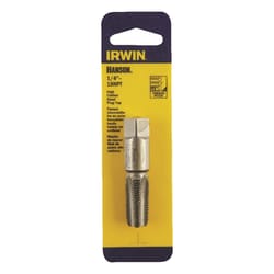 Irwin Hanson High Carbon Steel SAE Pipe Taper Tap 1/4 in.-18NPT 1 pc