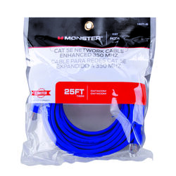 Monster Just Hook It Up 25 ft. L Category 5E Networking Cable