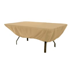 Classic Accessories 23 in. H X 44 in. W X 72 in. L Brown Polyester Table Cover