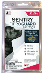 Sentry Fiproguard Liquid Dog Flea Treatment 9.8% Fibronil, 8.8% (S)-methoprene 0.091 oz