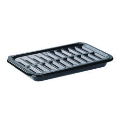 Range Kleen Porcelain Broiler Pan and Grill 8.625 in. W X 13 in. L