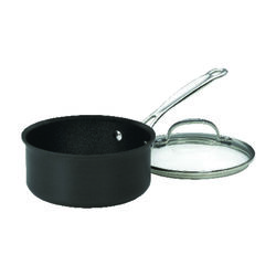 Cuisinart Chef's Classic Stainless Steel Saucepan 1-1/2 qt Black