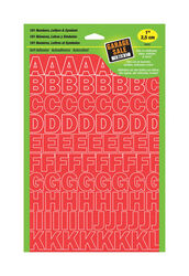 Hy-Ko 1 in. Red Vinyl Self-Adhesive Letter and Number Set 0-9, A-Z 181 pc