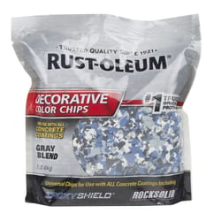 Rust-Oleum EpoxyShield Indoor and Outdoor Gray Blend Decorative Color Chips 1 lb