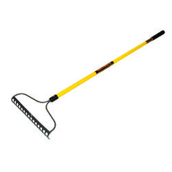 Seymour S800 SuperDuty 60 in. L X 16 in. W Steel Bow Rake Fiberglass Handle