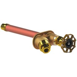 Woodford Model 25 1/2 in. MIP T Hose Anti-Siphon Brass Frost-Proof Sillcock
