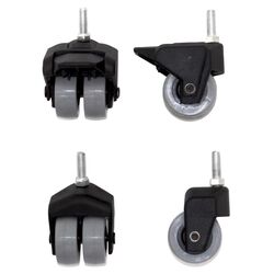 Big Green Egg Swivel Caster Set Steel