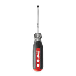 Milwaukee 3/16 in. S X 3 in. L Slotted Cushion Grip Screwdriver 1 pc