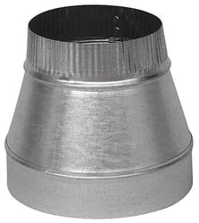 Imperial 6 in. D X 4 in. D Galvanized Steel Furnace Pipe Reducer