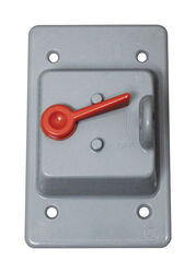 Sigma Electric Rectangle Plastic 1 gang Toggle Switch Cover For Wet Locations