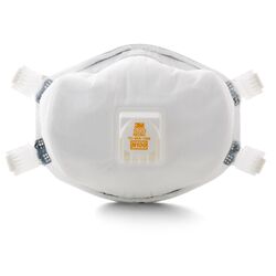 3M N100 Lead Paint Removal Disposable Respirator Valved White 1 pc