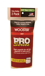 Wooster Pro Series Knit 6-1/2 in. W X 3/8 in. S Trim Paint Roller Cover 2 pk