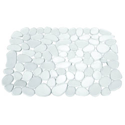 InterDesign 12.3 in. L X 10.8 in. W Clear Plastic Sink Mat