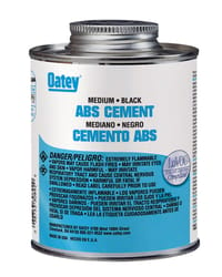 Oatey Black Cement For ABS 8 oz