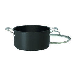 Cuisinart Chef's Classic Stainless Steel Stock Pot 6 qt Black