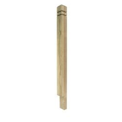 Suntrellis 54 in. H X 4 in. W X 4 in. L Red Pine Deck Post